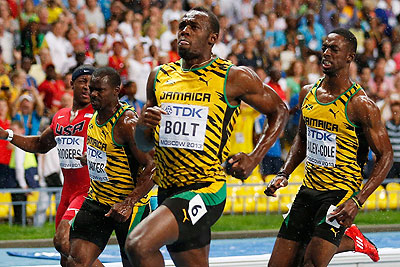 Usain Bolt won his fifth consecutive individual gold medal. Net photo.