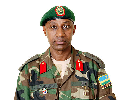 Col. Rutaremara, the head of Rwanda Peace Academy. The New Times/ File.
