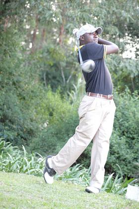 Jean Baptiste Hakizimana is preparing to make his debut in the Asian Tour, starting next month until December. Saturday Sport/ File.