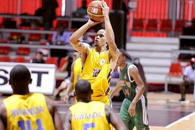 Kenneth Gasana scored a game high 22 points but it wasn't enough to help Rwanda in the defeat against Morocco on Friday. Saturday Sport/ Courtesy.