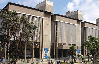 The Central Bank of Kenya headquarters in Nairobi.  