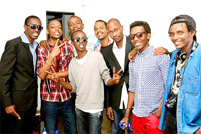 Members of Comedy Knights during a past show. The New Times/ Courtesy.