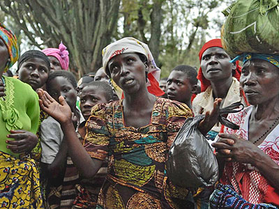 Decades of conflict in DRC have seen mass displacement of civilians. Net photo.
