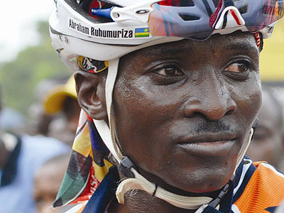 Abraham Ruhumuriza is Team Rwanda's most experienced rider. Times Sport/File