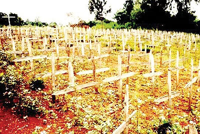 Cremation is known to cut down costs on burial and also reduce on over crowded burial sites. Net photo