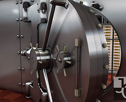 every Sacco is required to have a safe room built with strong concrete and protected by metal cover in which the safe box is installed. Net Photo. 