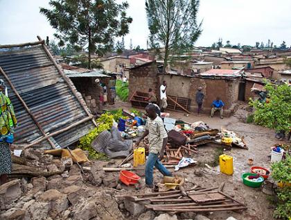 The Rwanda Housing Authority is making an inventory of the slums situation in the country. The New Times/Timothy Kisambira. 