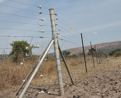 The project was funded by Rwanda Development Board at the tune of over Rwf 2.7 billion and the fence is expected to last 40 years. Saturday Times/ Courtsey.