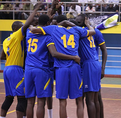 Rwanda volleyball team will face strong contest in the Zone V tournament due in November. The New Times / Courtesy.