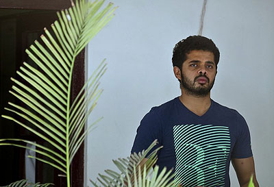 Test fast bowler Shanthakumaran Sreesanth has been banned from cricket for life after being found guilty of spot-fixing. Net photo.