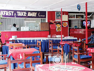 At Karibu, the buffet runs non-stop from when it opens till the stroke of midnight. Sunday Times/Moses Opobo