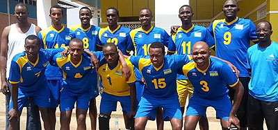 The national team which will battle for last round qualification spot during the Zone V world qualifiers in November. The New Times / Courtesy.