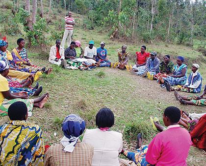 About two years ago, 30 residents came together in Busoro village, Gishamvu sector, and started a group they named Turwanye Ubukene. Sunday Times/Jean-Pierre Bucyensenge