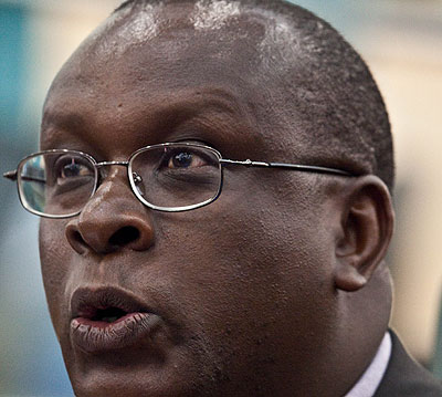 Senator Jean-Damascu00e8ne Bizimana, the chairperson of the committee. 