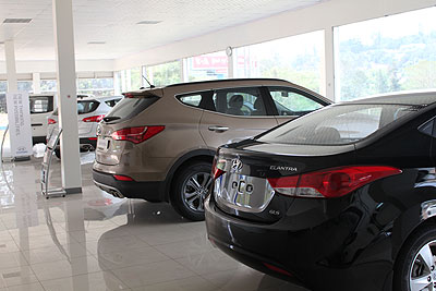 Some of the cars sold by the company. The New Times / Peterson Tumwebaze