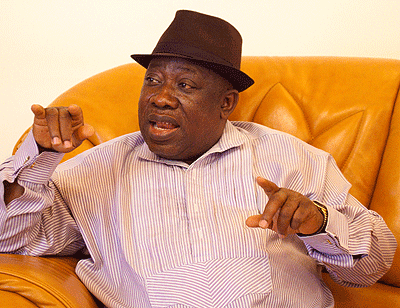 Ayibakuro Peter Ogide-Oke, the Nigerian High Commissioner to Rwanda during the interview last Thursday.  The New Times/ Timothy Kisambira. 