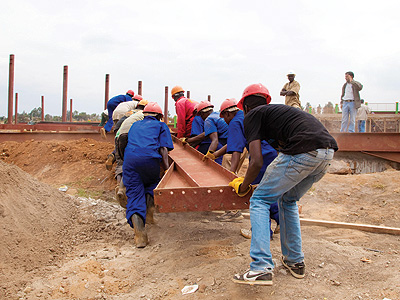 Construction sector players are optimistic the forthcoming policy is a timely boost. The New Times/T. Kisambira