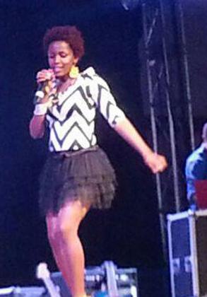 Maureen Mbabazi performs during one of her gigs in the country. The New Times / Courtesy. 