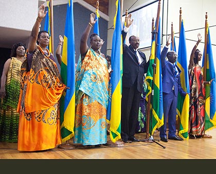 New legislators take oath of office on Friday. Today, the 80 member chamber begins work.  The New Times/ Timothy Kisambira. 