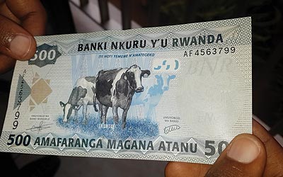 VALUE WOES: The Rwanda Franc has lost close to 4 per cent value against the US dollar since the beginning of the year. The New Times / File