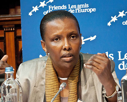 New RDB chief and cabinet member Amb. Rugwabiza.