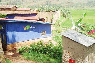 Some of structures built in a marshland in Huye. The New Times/ JP Bucyensenge.