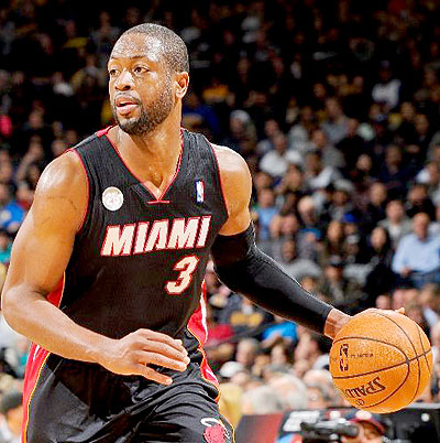 Dwyane Wade was back on court for Miami Heat for the first time this preseason. Net photo.