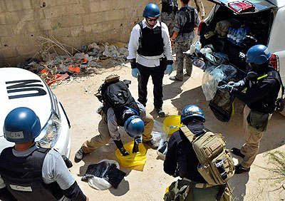 The OPCW has said dismantling Syriau2019s arsenal is u2018realisticu2019 given the current level of support. Net photo.