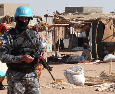 The UN-African Union mission in Darfur, UNAMID, has not identified the group behind the latest attack. Net photo. 
