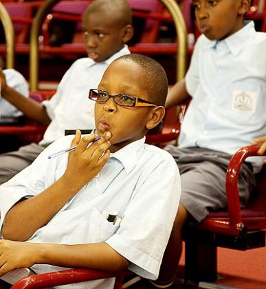 Pupils during a workshop in Kigali last year. Many candidates come under intense pressure during examinations. The New Times/ File.