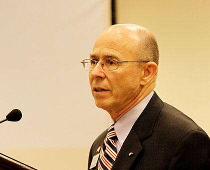 Dr Mike O'Neal, Chancellor of the University of Rwanda. The New Times/File