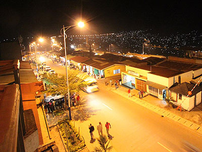 Nyamirambo at night.