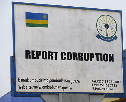 Rwanda has put in place measures   such as opening toll free hotlines to report corruption.  Saturday Times/ File. 