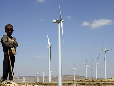 Ashegoda Wind Farm is expected to ease Ethiopiau2019s dependence on hydropower. Net photo.