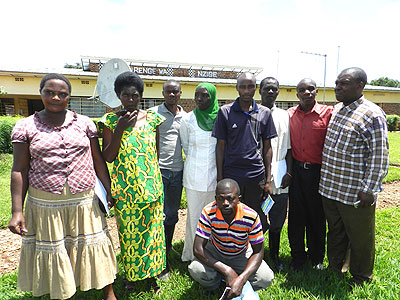Members of the forum after the workshop in Rwamagana on Monday.   The New Times/ Stephen Rwembeho. 