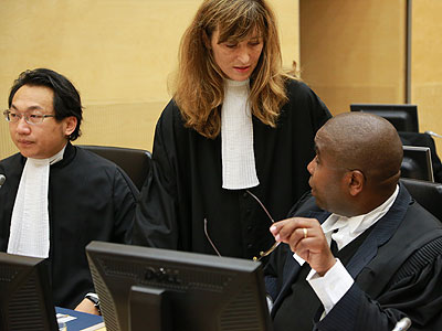 Legal representatives at a past hearing at the International Criminal Court. The New Times/Courtesy