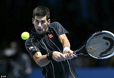 Djokovic won 6-3, 3-6, 6-3 to secure his place in the semi-finals. Net photo