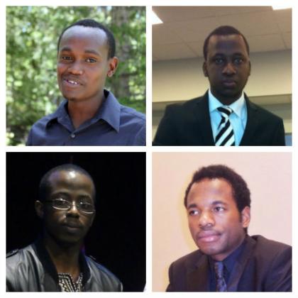 Clockwise: Alex Rugema, Bosco Munyaneza, Jean-Lu00e9on Iragena and Diogu00e8ne Ishimwe. The New Times/Courtesy