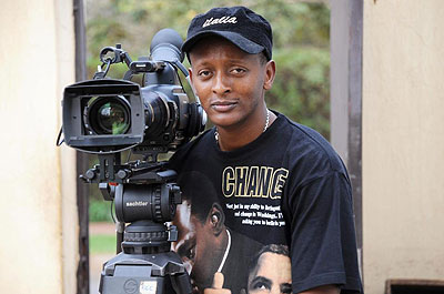 Eric Kabera behid the cameras. Net photo..