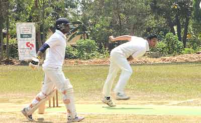 Challengers' all-rounder Subashis Samal bowling to an opponent (not in pciture) during a previous match. Saturday Sport / File.
