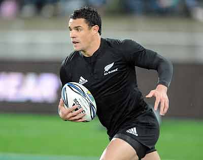 Dan Carter will become the fifth All Black to win 100 caps. Net photo