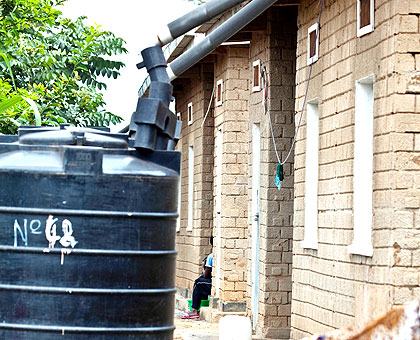 The back of a house in Batsinda Sector in Gasabo District, Kigali. City planners are devising means to ease house ownership.   The New Times/ T. Kisambira.