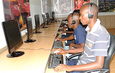 Students in a computer lab. Education Times / T. Kisambira.