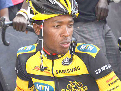 Team MTN-Qhubeka Rwandan rider Adrien Niyonshuti. Times Sport/Courtesy