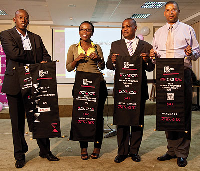 Some of last yearu2019s winers. The New Times/File