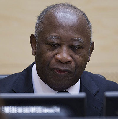 Gbagbo is at the International Criminal Court in The Hague facing charges of crimes against humanity. Net photo. 