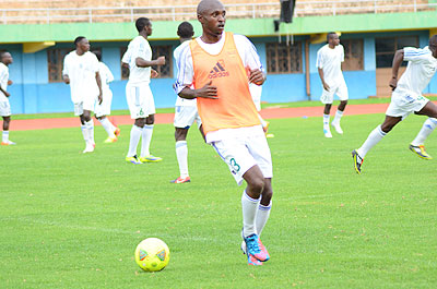 Experienced defender Ismail Nshutiyamagara (above) was at fault for Sudanu2019s goal after he gave away possession cheaply. Times Sport/Sam Ngendahimana.