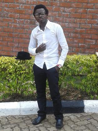 Pierre-Romeo Imfurayabo strikes a pose. The New Times/Sarah Kwihangana