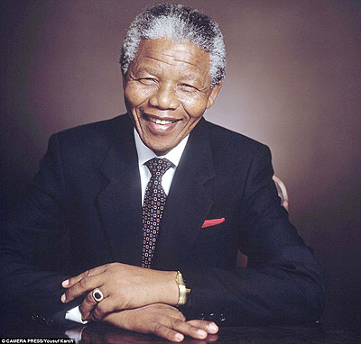 Nelson Mandela passed on Thursday night. Net photo.