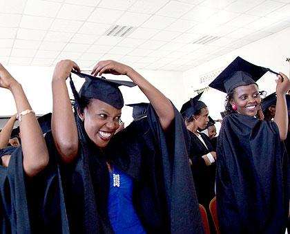A past graduation at Akilah Institute.